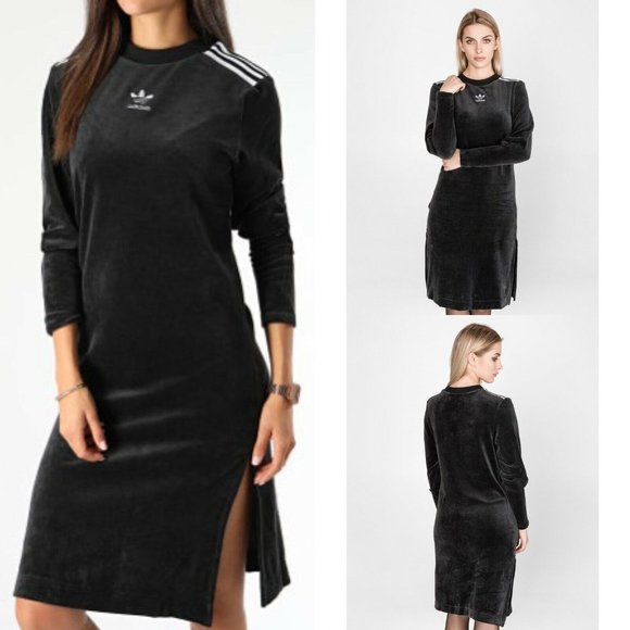 adidas long sweater dress